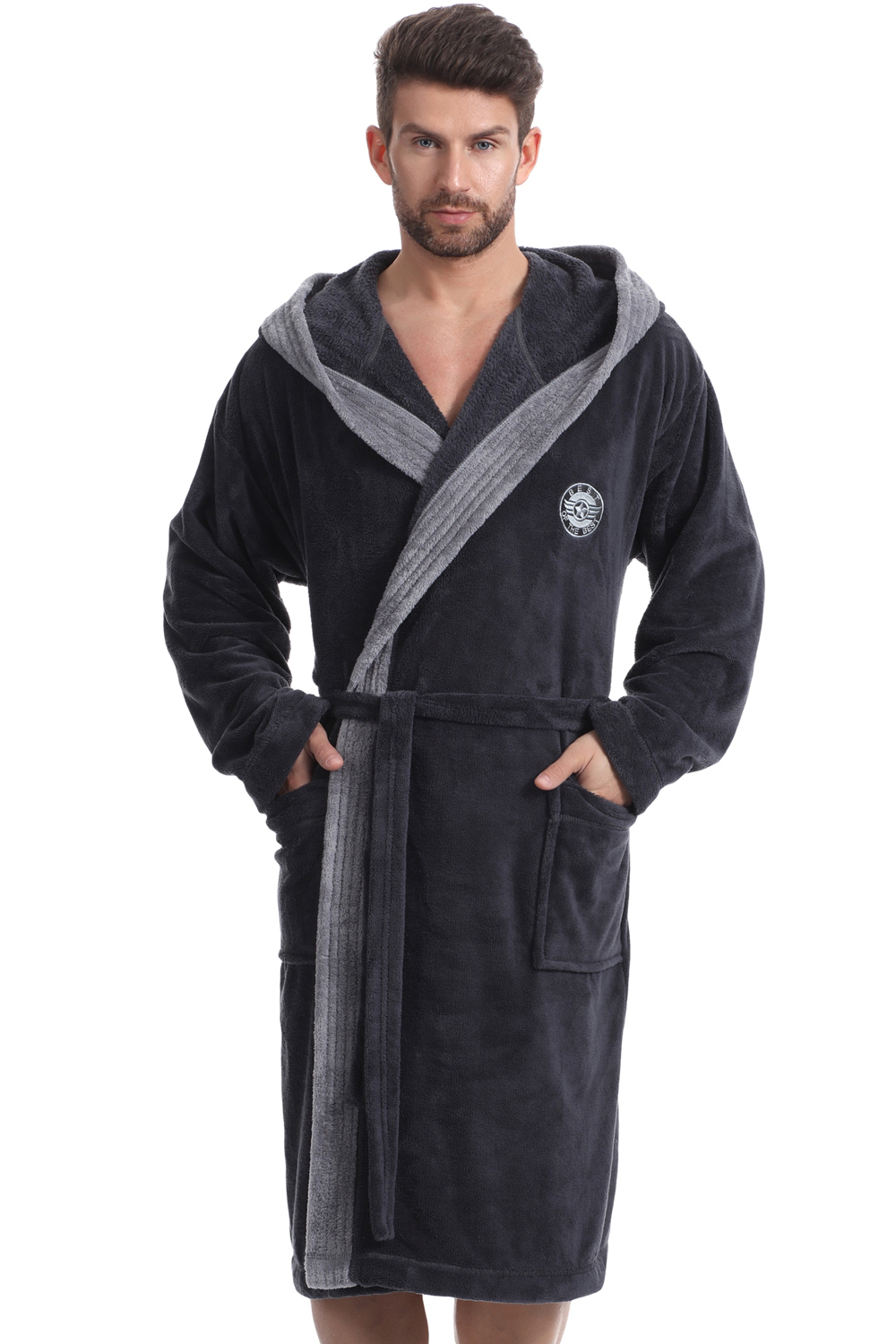 Pánský župan s kapucí George - L§L 