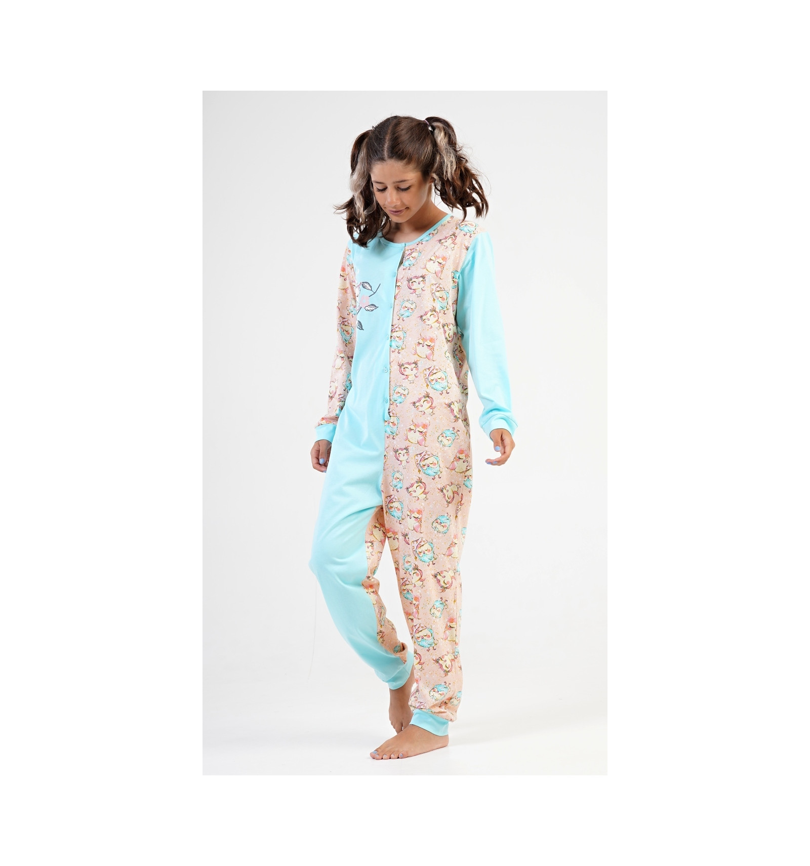 Dívčí overal na spaní Sovičky - Vienetta Secret