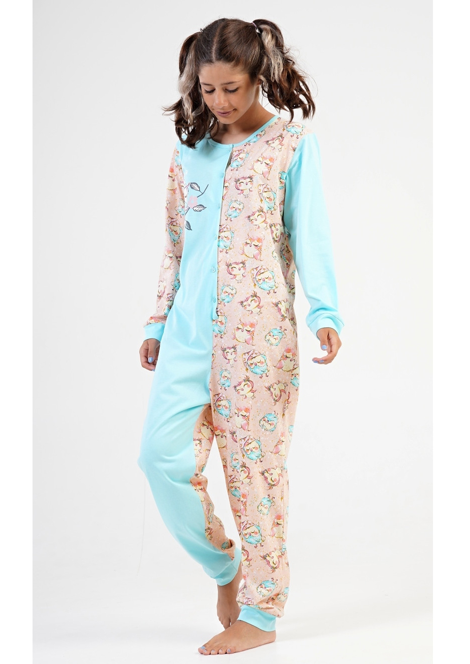 Dívčí overal na spaní Sovičky - Vienetta Secret