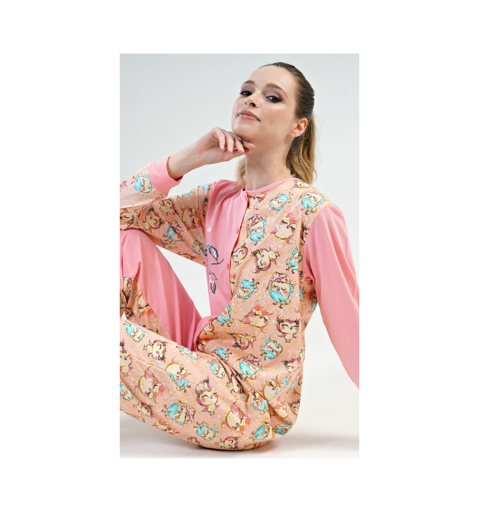 Dívčí overal na spaní Sovičky - Vienetta Secret