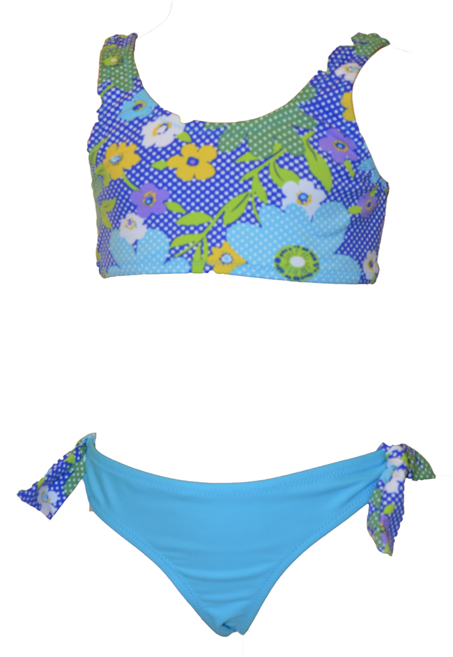 Dívčí dvoudílné plavky H 100 - Effy 