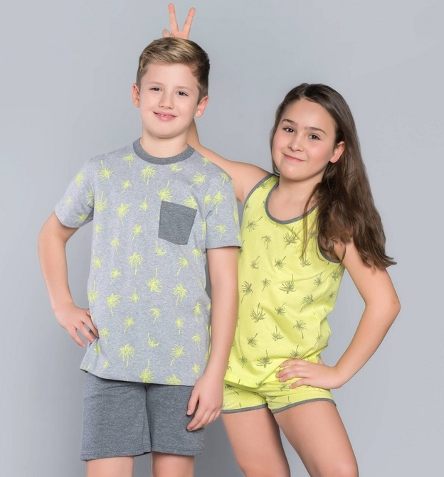 Italian Fashion dívčí pyžamo s kraťasy Madera 8-14let