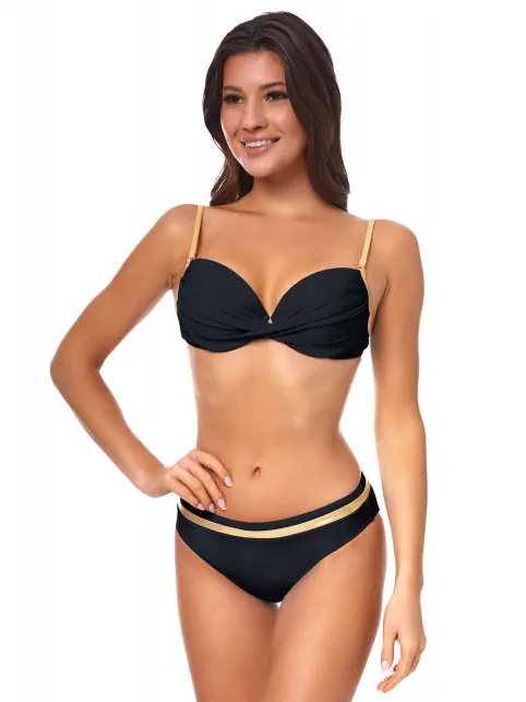 Dámské plavky push up LUS A 7205 tmavě modrá - Effy 