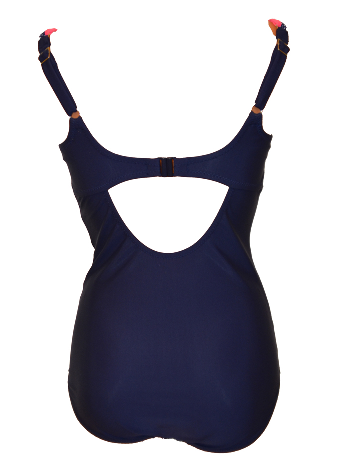 Dámské plavky jednodílné pro plnoštíhlé K 8314 - Effy