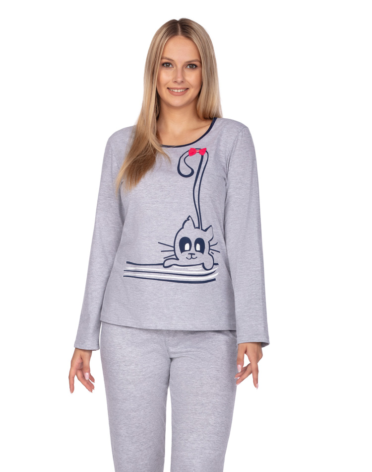 Dámské pyžamo s dlouhým rukávem 639 - Regina