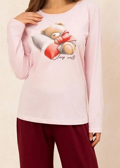 Dámské pyžamo s dlouhým rukávem 728 - Regina
