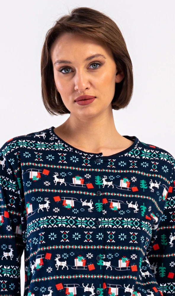 Dámský overal na spaní Merry Christmas - Vienetta Secret