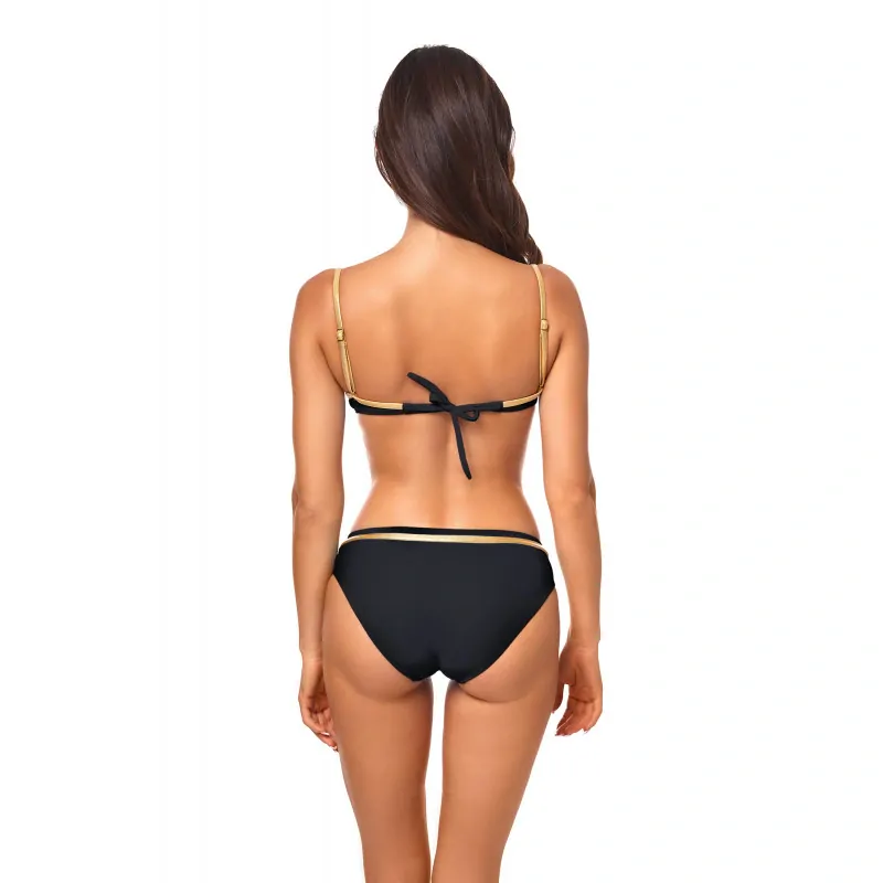 Dámské plavky push up LUS A 7205 tmavě modrá - Effy 