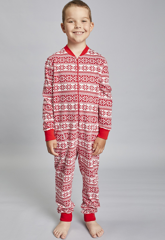 Chlapecký overal na spaní Alaska, vel.158/164, tmavě modrá, Italian Fashion