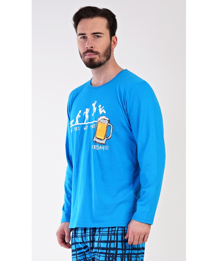 Pánské pyžamo dlouhé Filip - Vienetta Secret