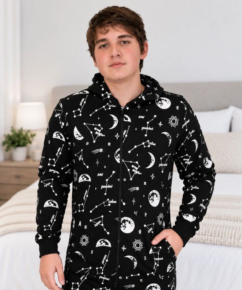 Pánský overal na spaní Jupiter - Italian Fashion