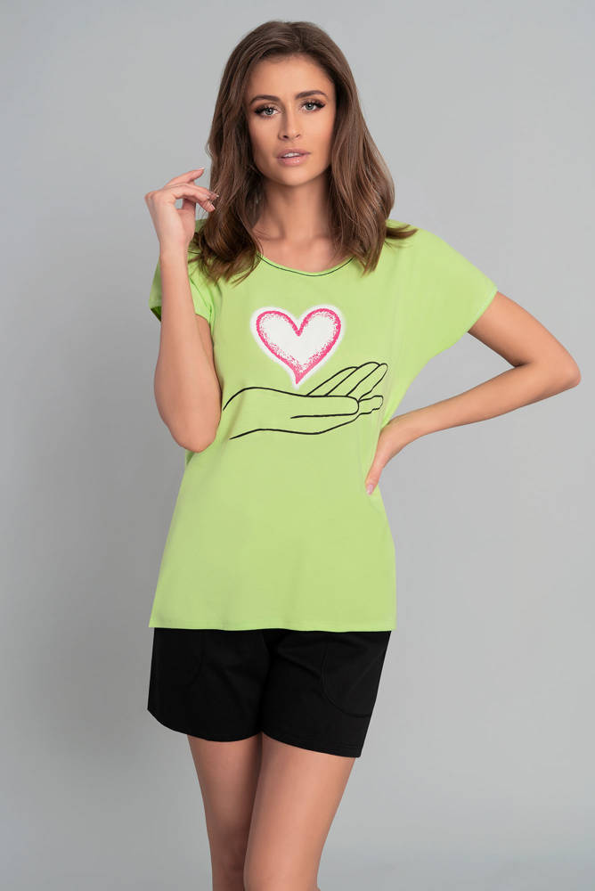 Dámské pyžamo s kraťasy Chiara - Italian Fashion