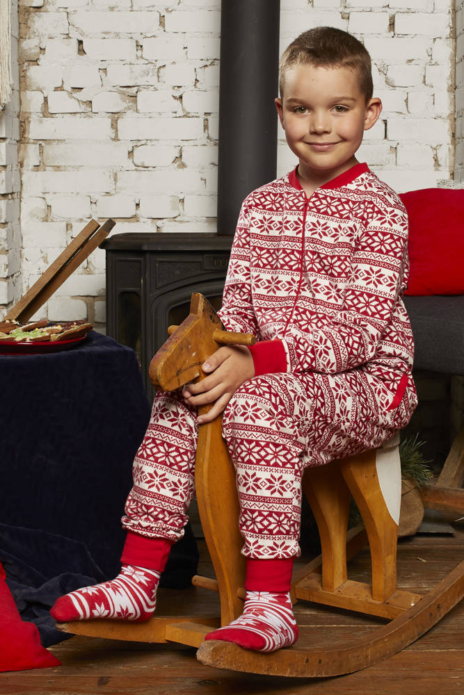 Chlapecký overal na spaní Alaska, vel.158/164, tmavě modrá, Italian Fashion