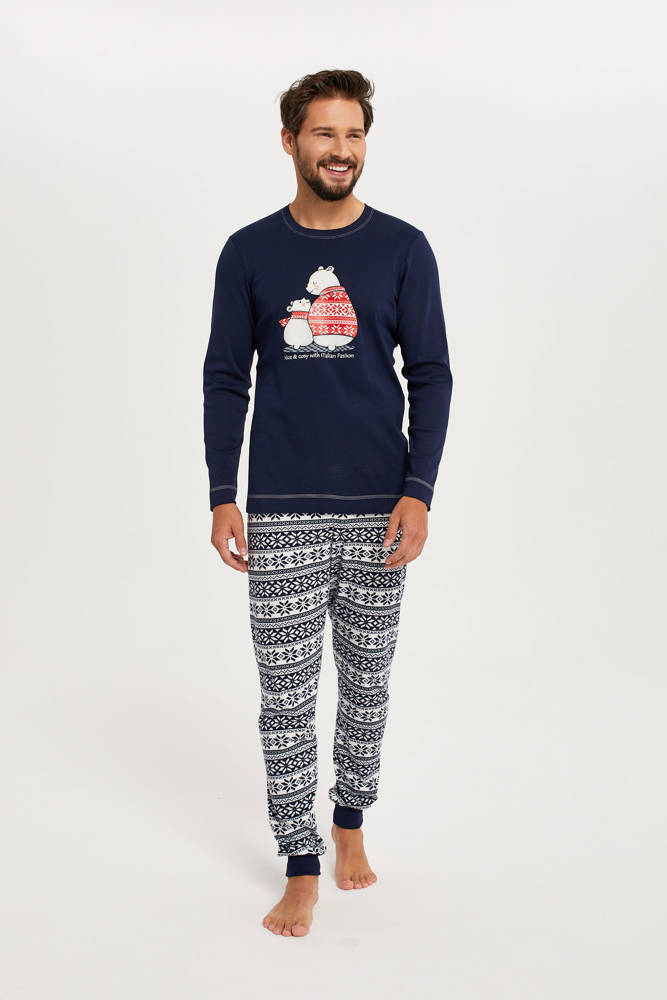 Pánské pyžamo vánoční Arktyka - Italian Fashion