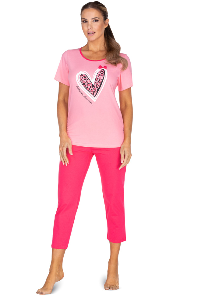 Dámské pyžamo s krátkým rukávem 630 - Regina 