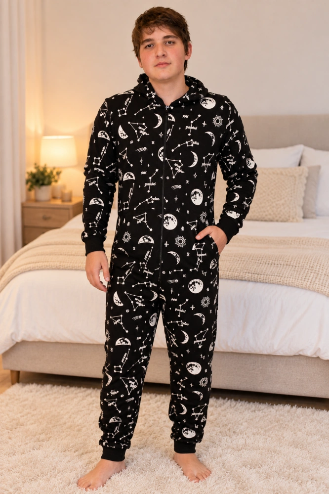 Pánský overal na spaní Jupiter - Italian Fashion