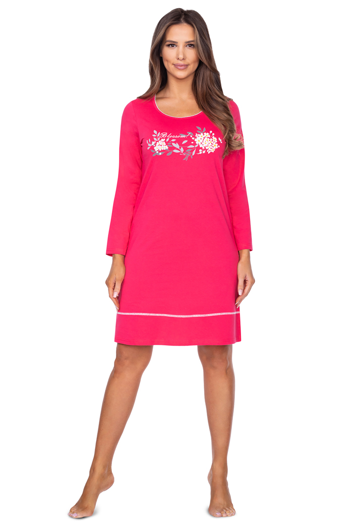 Dámská noční košile s dlouhým rukávem 085 - Regina 