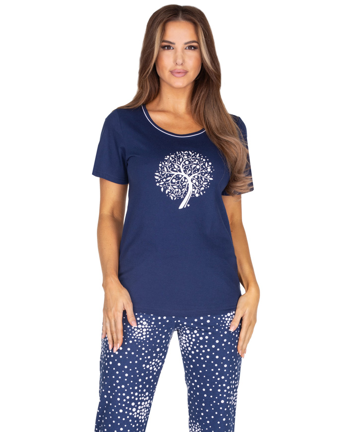 Dámské pyžamo s krátkým rukávem 624 - Regina 