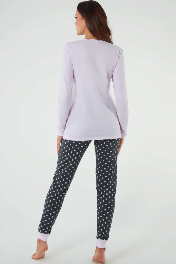 Dámské pyžamo s dlouhým rukávem 140K Dog - Italian Fashion