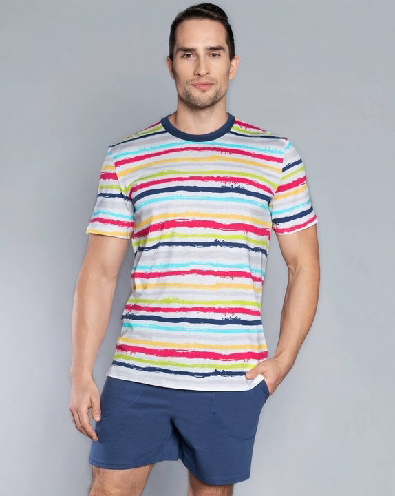 Dámská noční košile s krátkým rukávem Alison -Italian Fashion 