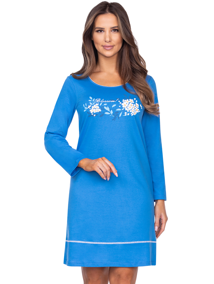 Dámská noční košile s dlouhým rukávem 085 - Regina 