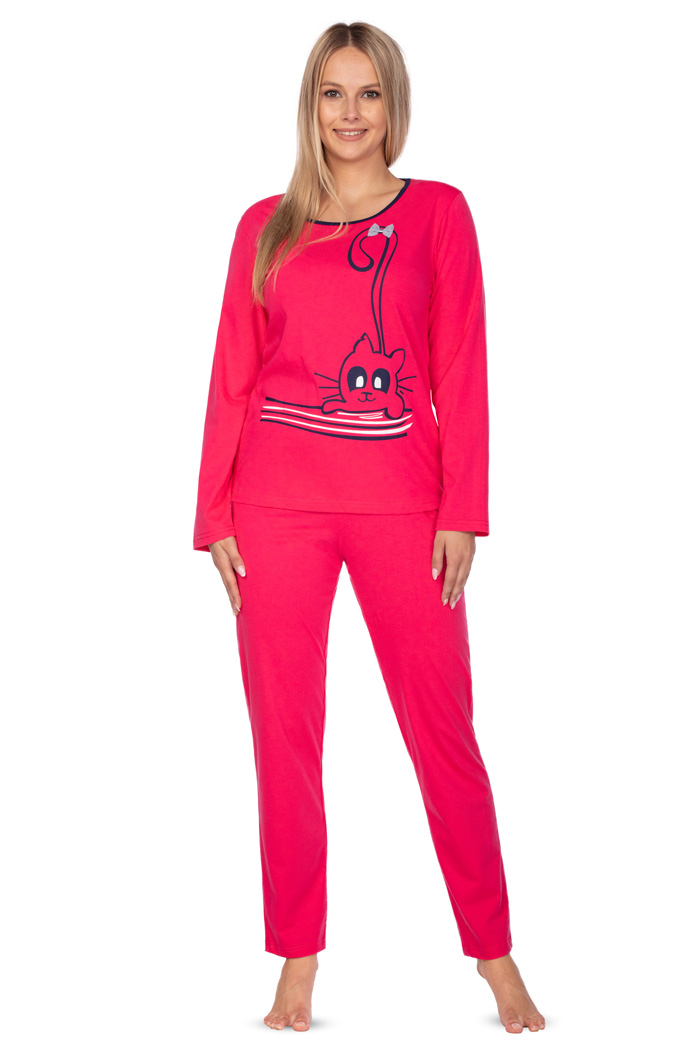 Dámské pyžamo s dlouhým rukávem 639 - Regina