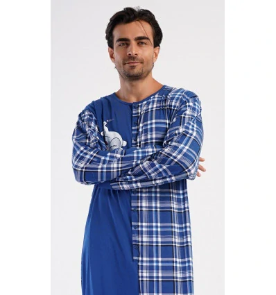 Pánský overal na spaní Méďa Ospalec - Vienetta Secret