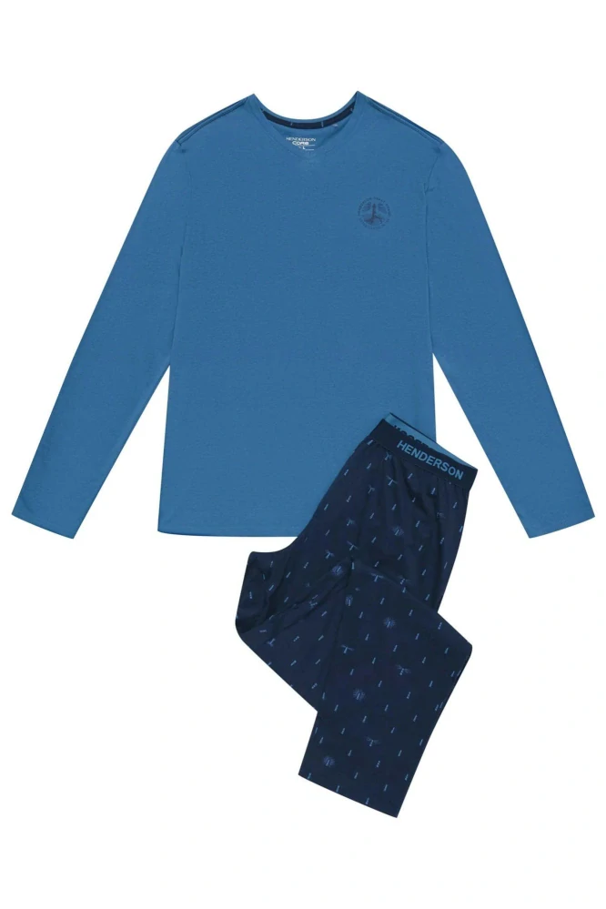 Pánské pyžamo dlouhé Joger 41906 - Henderson