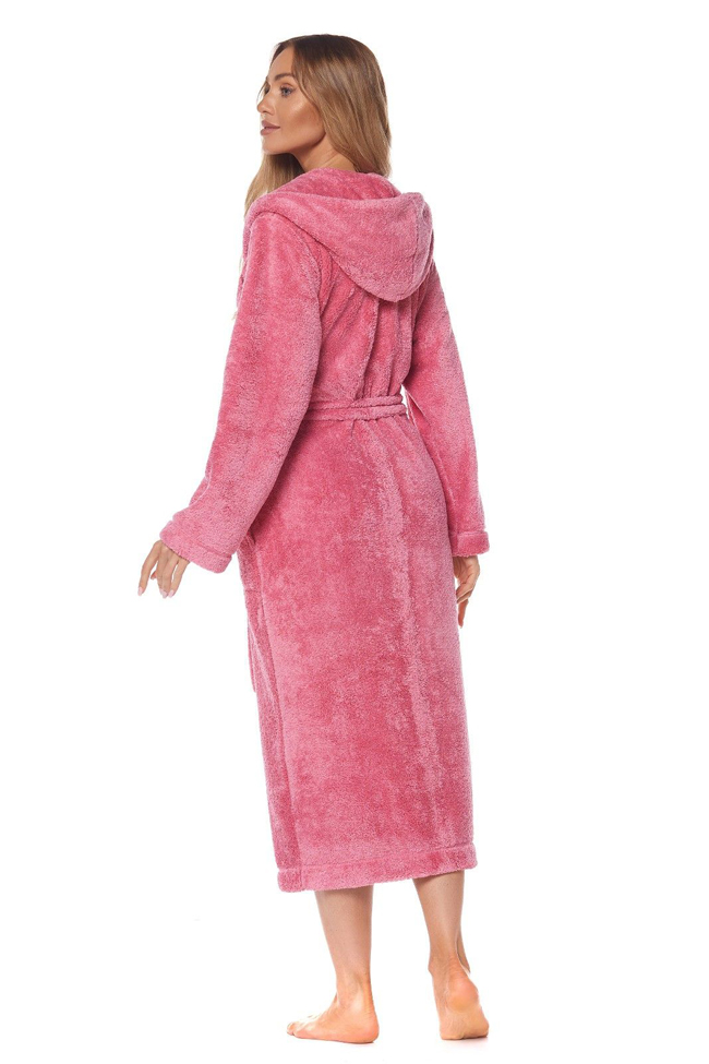 Dámský župan 2128 Lila dlouhý - L§L