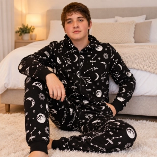 Pánský overal na spaní Jupiter - Italian Fashion